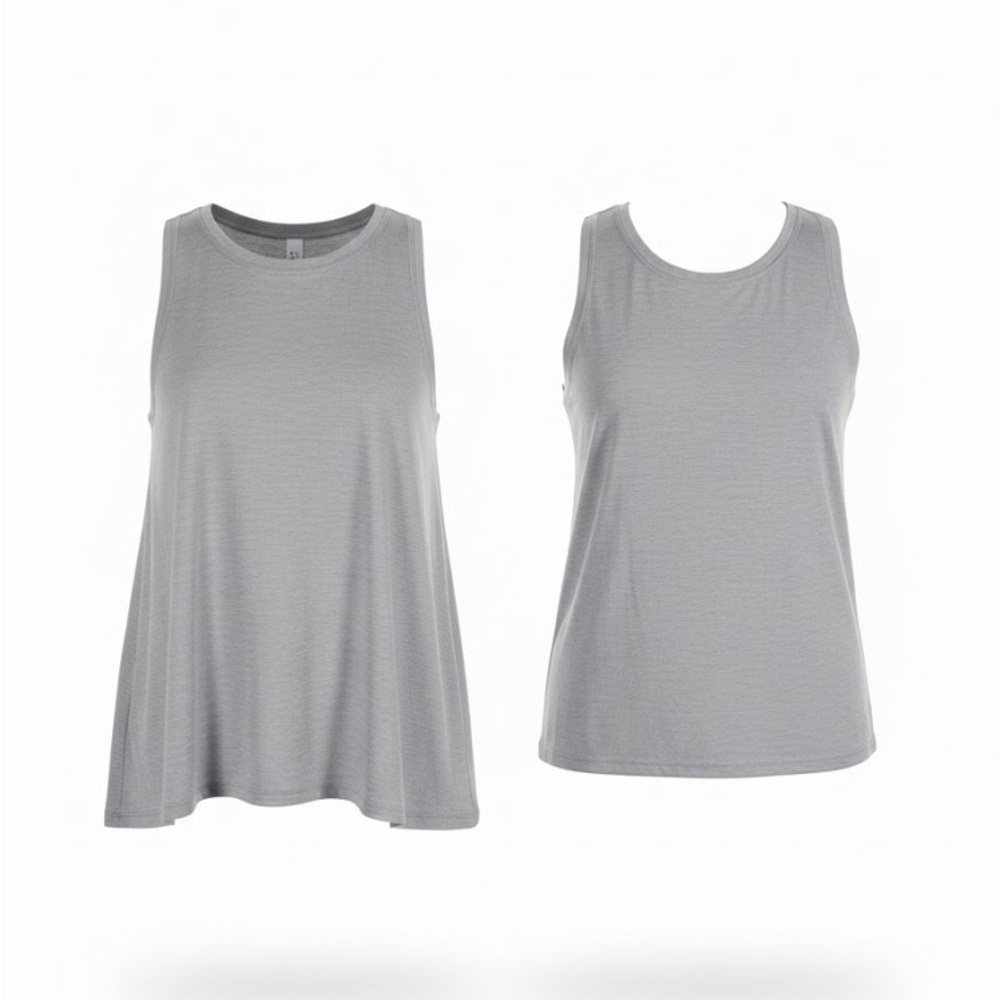 Yogalicious Set of 2 Grey Workout Tanks